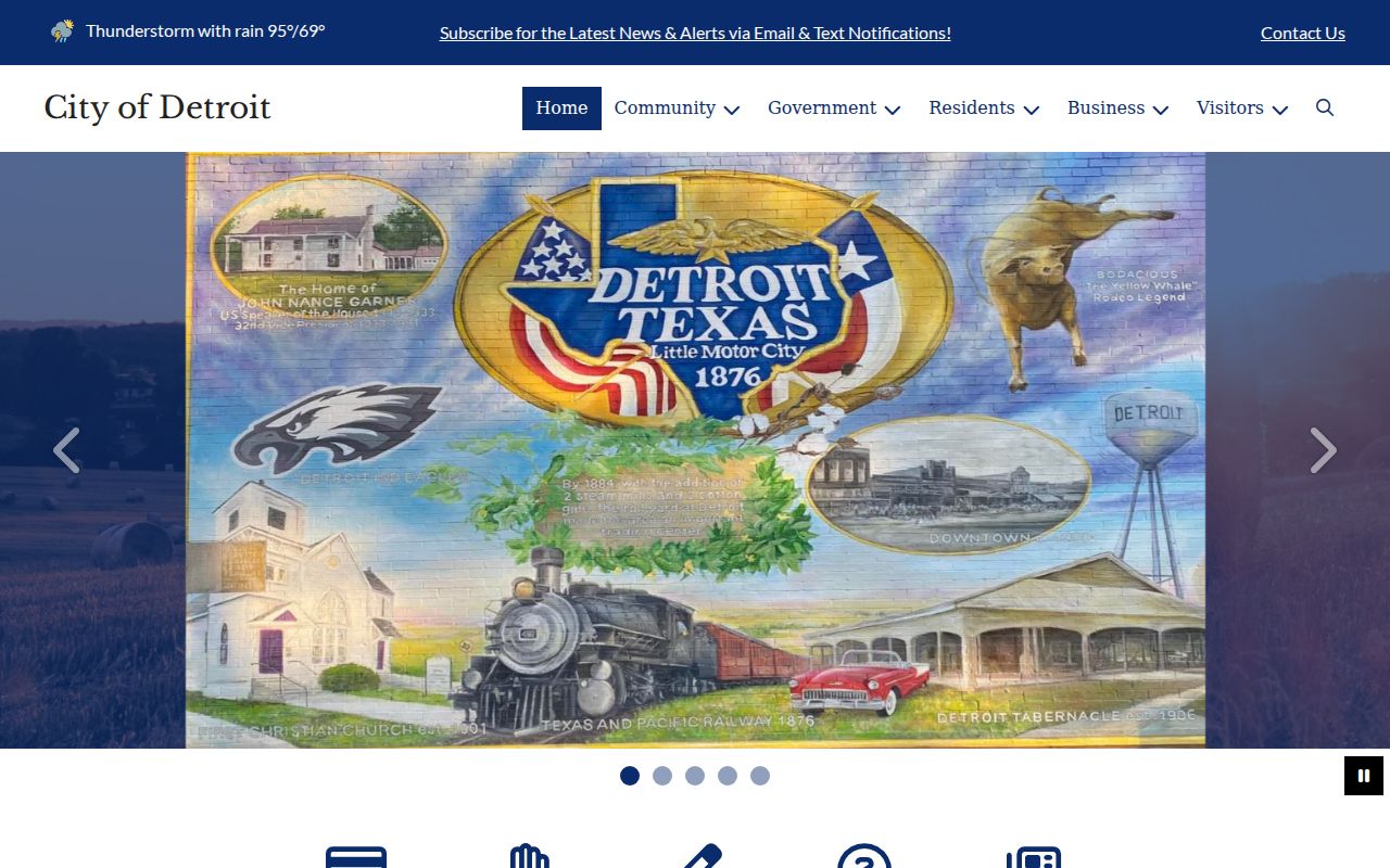 Detroit warrant records contact reference showing city operations information